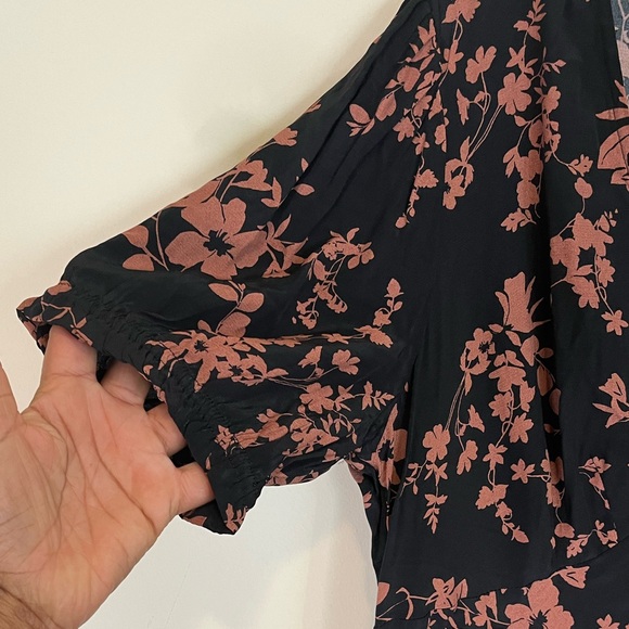 A New Day Women's Crepe Puff Short Sleeve Midi Dress Size Medium - Picture 6 of 12